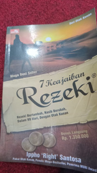 Image of 7 kesjaiban Rezeki: rezeki bertambah,nasib berubah,dalam 99 hari,dengan otak kanan