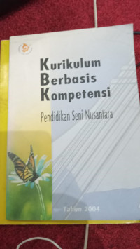 Image of kurikulum berbasis kompetensi; pendidikan seni rupa