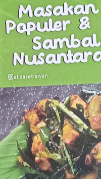 Image of Masakan Populer & sambal Nusantara