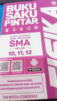 Image of Buku Saku Pintar Fisika: kumpulan rumus dan aplikasi SMA kelas 10,11,12