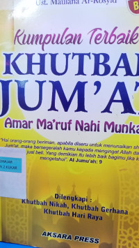 Image of Kumpulan Terbaik KHUTBAH JUM`AT Amr Ma`ruf Nahi Mungkar