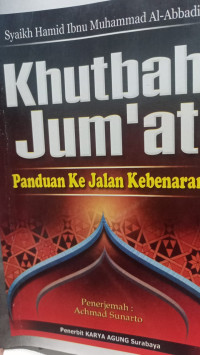 Image of Khutbah Jum1at ;panduan ke jalan kebenaran
