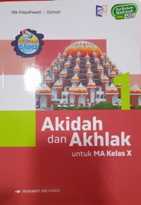 Image of Akidah dan Akhlak MA Kelas X / KMA 450