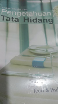 Image of Pengetahuan Tata Hidang