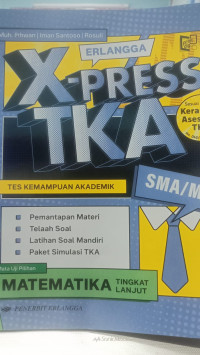 Image of X-PRESS TKA SMA/MA MATEMATIKA TINGKAT LANJUT