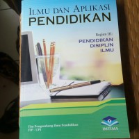 Image of Ilmu Dan Aplikasi Pendidikan :Bagian 3 Pendidikan disiplin ilmu