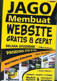Image of JAGO MEMBUAT WEBSITE GRATIS DAN CEPAT SECARA OTODIDAK