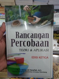 Image of Rancangan Percobaan Teori & aplikasi