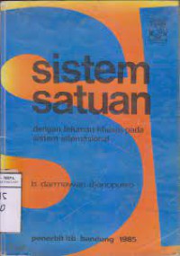 Image of Sistem Satuan dengan tekanan Khusus pada SISTEM INTERNASIONAL